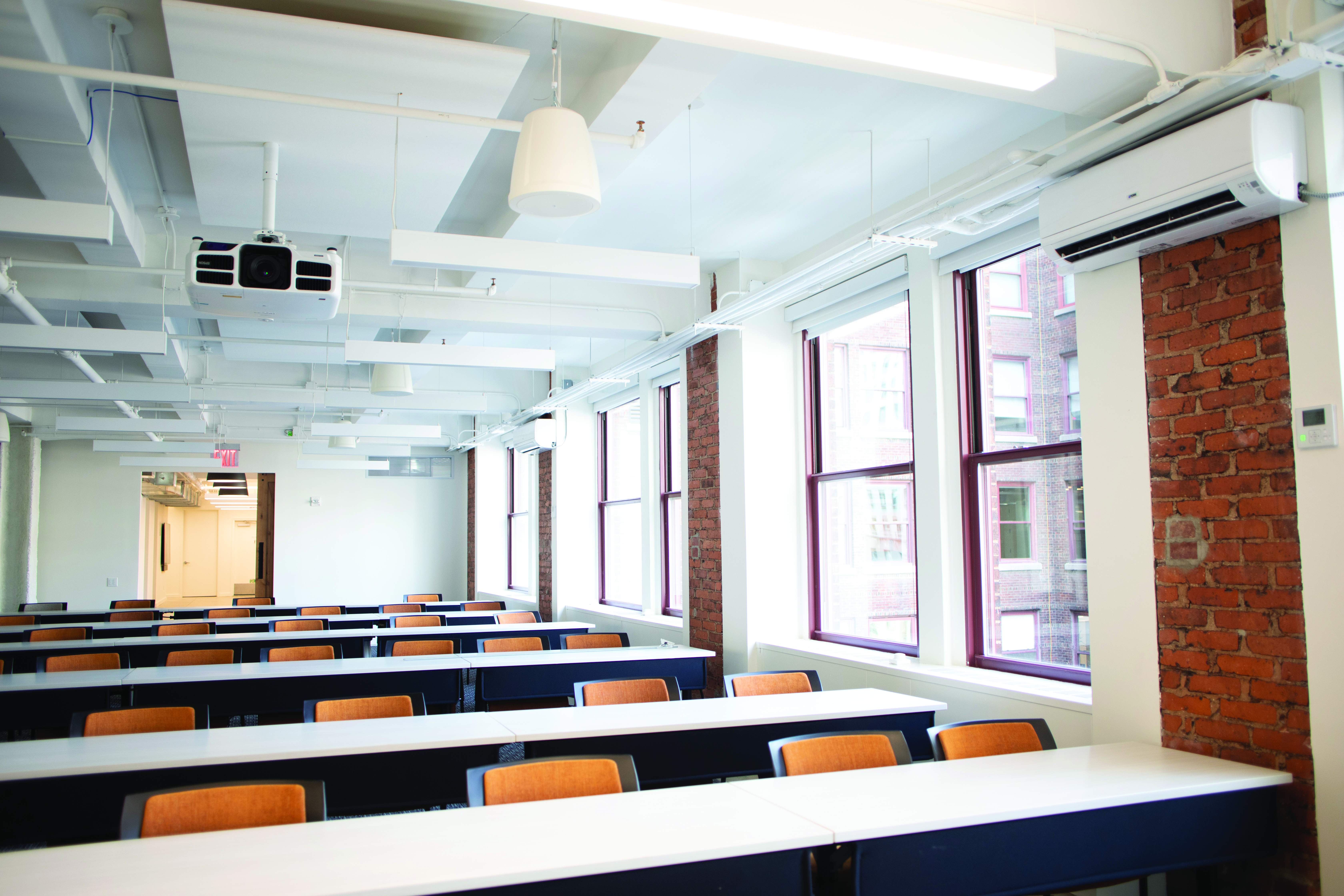 empty classroom